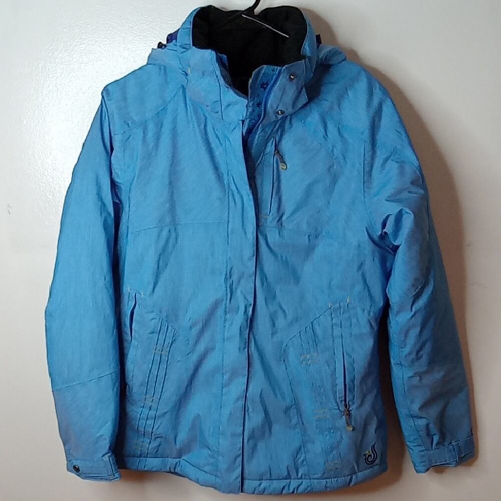Isis Women's Size 8 Electric Blue Quilted Outerwear. Waterproof